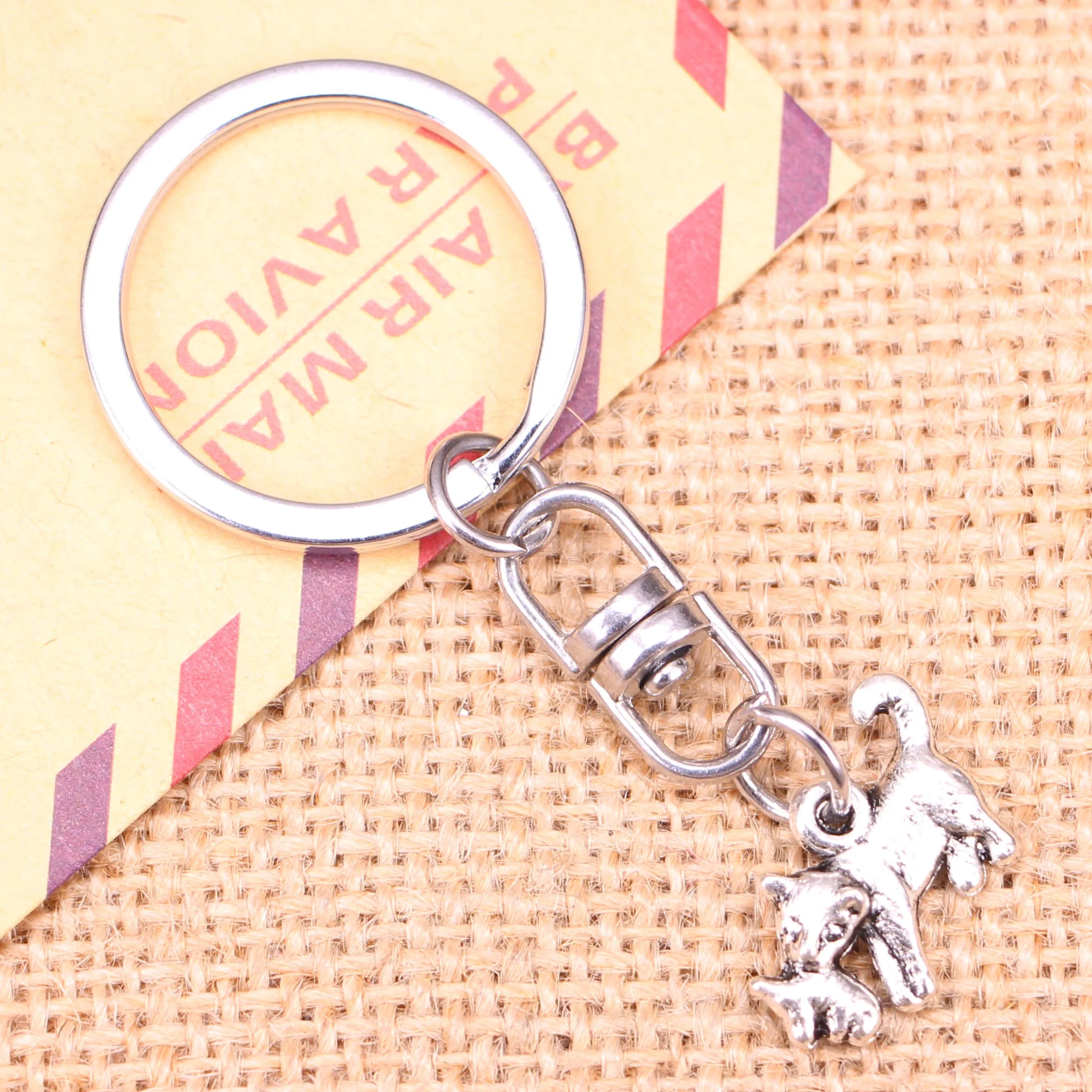 20pcs New Fashion Keychain 21x12mm cat catch mouse Pendants DIY Men Jewelry Car Key Chain Ring Holder Souvenir For Gift
20pcs New Fashion Keychain 21x12mm cat catch mouse Pendants DIY Men Jewelry Car Key Chain Ring Holder Souvenir For Gift