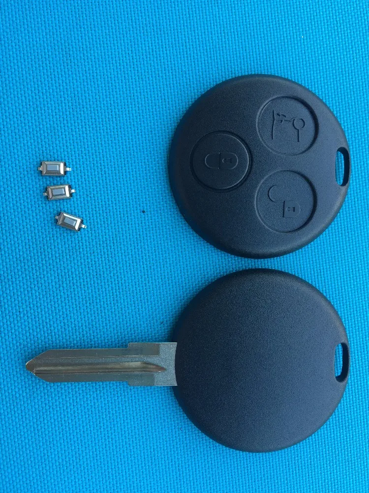 ZABEUDEIR For Smart Fortwo Fits City Forfour Coupe Roadster Remote key case shell uncut blade +3 pcs micro switches
ZABEUDEIR For Smart Fortwo Fits City Forfour Coupe Roadster Remote key case shell uncut blade +3 pcs micro switches