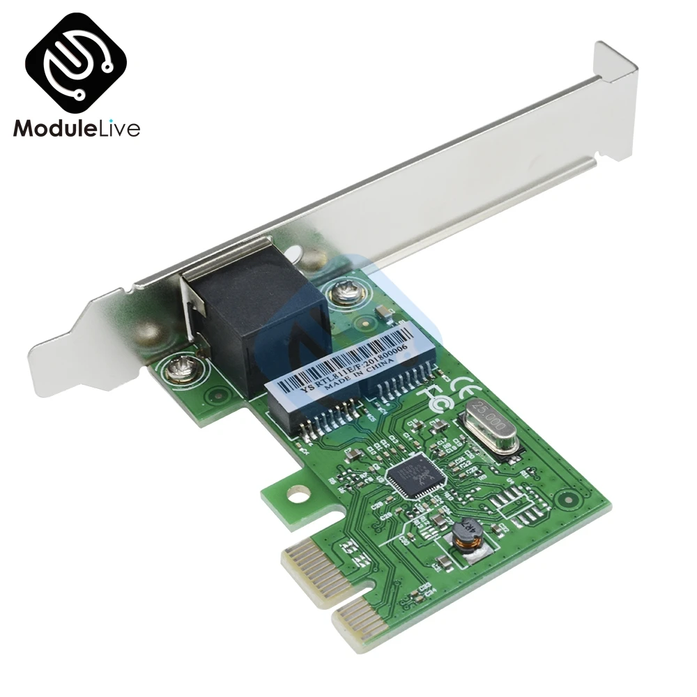 PCI E Express 10/100/1000M гигабитный Ethernet LAN сетевая настольная плата контроллера|Детали и