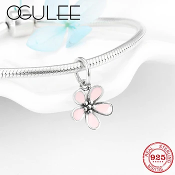 100% 925 Sterling Silver Falling flower Pink Enamel Charms Pendant Beads for Jewelry making fit Original Pandora Charm Bracelet
100% 925 Sterling Silver Falling flower Pink Enamel Charms Pendant Beads for Jewelry making fit Original Pandora Charm Bracelet