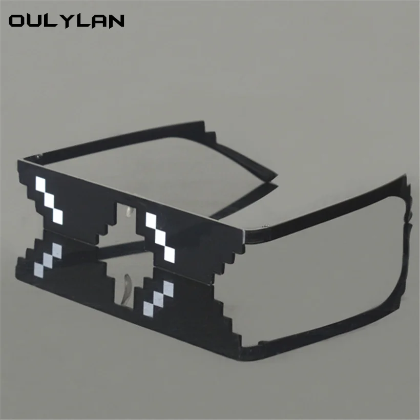 Солнцезащитные очки Oulylan Deal With It мужские мозаичные пиксельные солнечные с 8