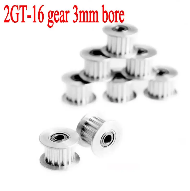 3D printer accessories 2GT 16 teeth synchronous wheel pulley wheel Perlin passive idler pulley wheel bore 3mm
3D printer accessories 2GT 16 teeth synchronous wheel pulley wheel Perlin passive idler pulley wheel bore 3mm