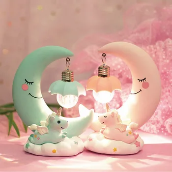 Unicorn Nightlight Creative Home Decoration Resin Crafts, Bedroom Living Room Decorations, New Year Christmas Gift Lamp.
Unicorn Nightlight Creative Home Decoration Resin Crafts, Bedroom Living Room Decorations, New Year Christmas Gift Lamp.