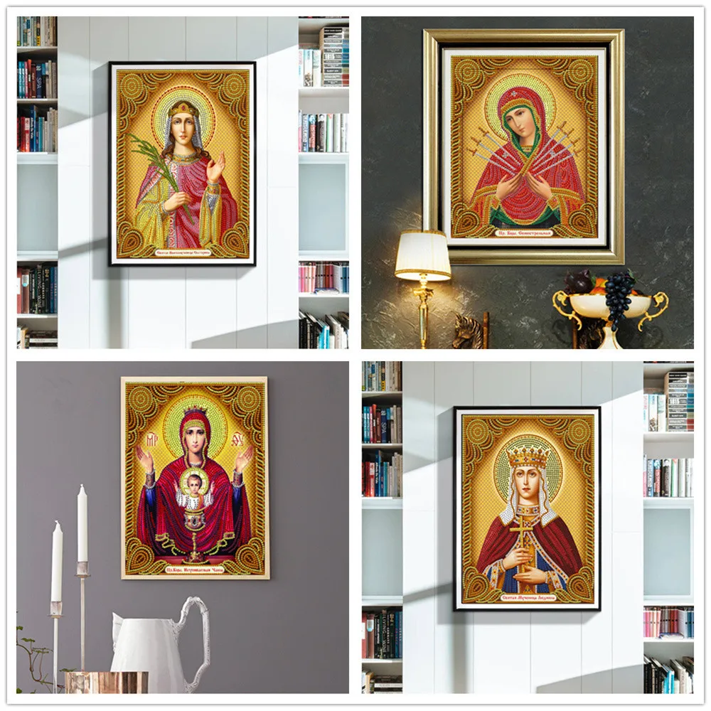 High Quality 2019 Religious Figure Diamond 5D Embroidery Special Shaped Pasted DIY Cross Stitch Hot Sale
High Quality 2019 Religious Figure Diamond 5D Embroidery Special Shaped Pasted DIY Cross Stitch Hot Sale