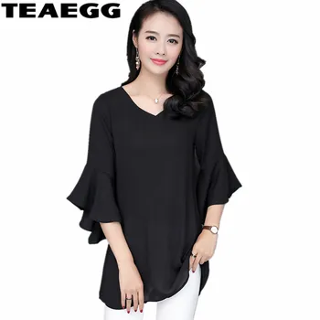 TEAEGG Black Women's Tops And Blouses Blouses Shirt Chffion Summer Tops For Women 2020 Blusas De Gasa Mujer Plus Size 5XL AL860
TEAEGG Black Women's Tops And Blouses Blouses Shirt Chffion Summer Tops For Women 2020 Blusas De Gasa Mujer Plus Size 5XL AL860