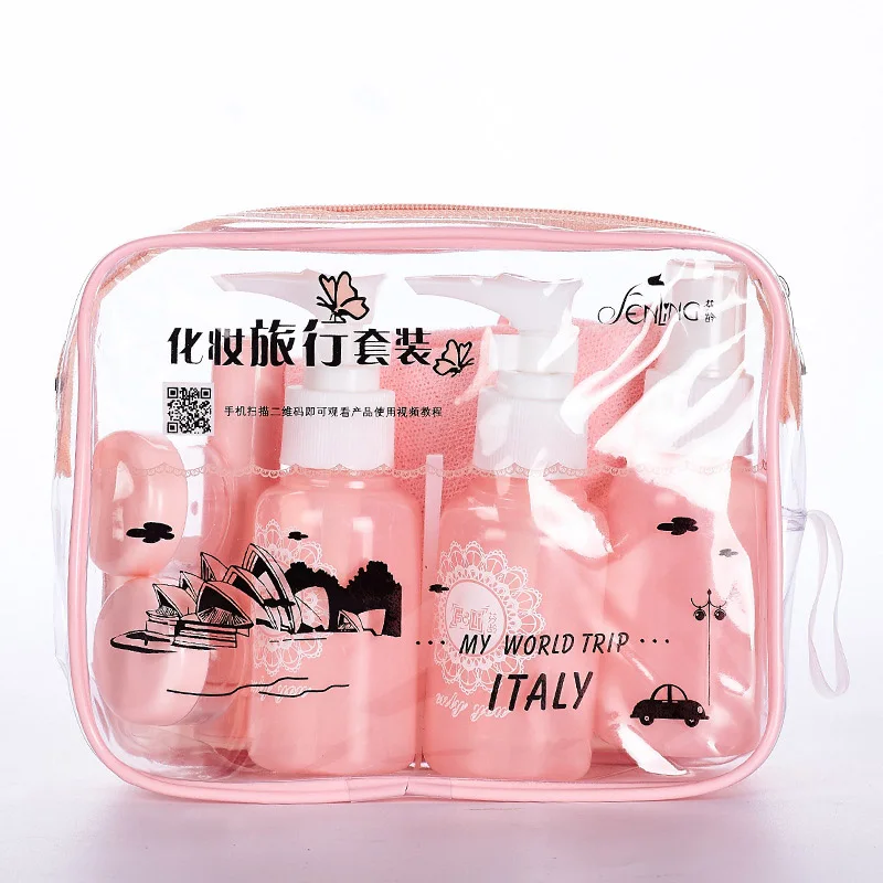 10Pcs/set Makeup Spray Bottles Kits Perfume Shampoo Cream Lotion Container Travel Set with Pouch CD88
10Pcs/set Makeup Spray Bottles Kits Perfume Shampoo Cream Lotion Container Travel Set with Pouch CD88