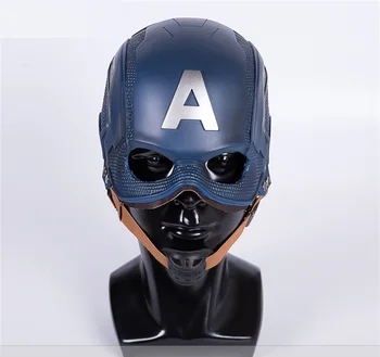 New Version Movie Superhero Civil War Captain America Helmet Cosplay Steve Rogers Mask PVC Adult Halloween Party Prop Cos Gift
New Version Movie Superhero Civil War Captain America Helmet Cosplay Steve Rogers Mask PVC Adult Halloween Party Prop Cos Gift