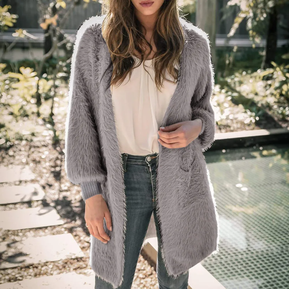 Outerwear & Coats Jackets Women Winter Warm Thick Coat Pure Color Big Pocket Cardigan coats and jackets women 2018Sep28
Outerwear & Coats Jackets Women Winter Warm Thick Coat Pure Color Big Pocket Cardigan coats and jackets women 2018Sep28