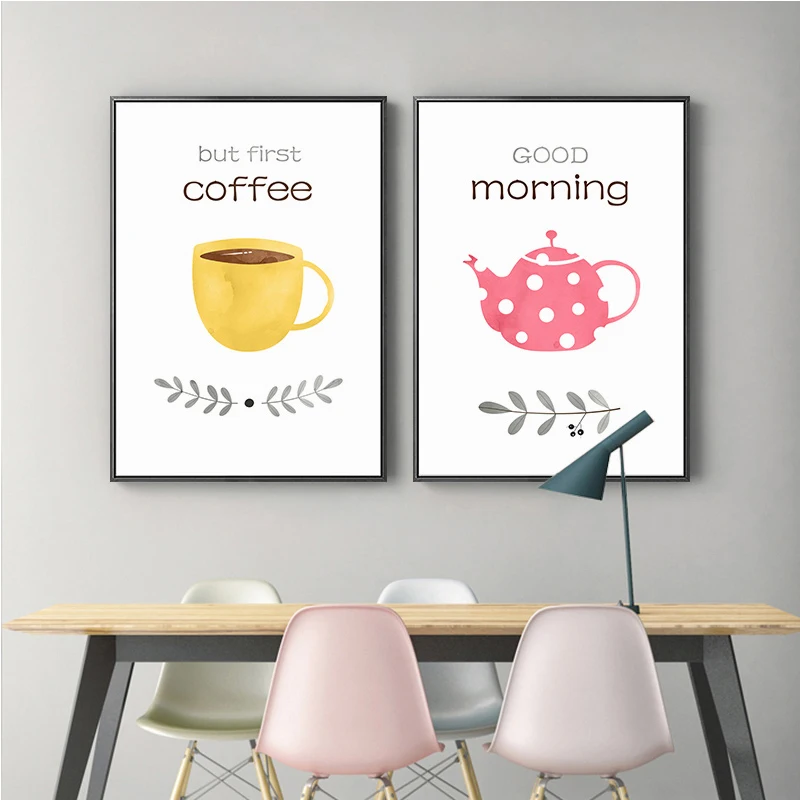 Nordic Decoration Home Canvas Art Coffee Cup Painting Cartoon Wall Art Pictures For Living Room Kitchen Bar Room Decor Posters
Nordic Decoration Home Canvas Art Coffee Cup Painting Cartoon Wall Art Pictures For Living Room Kitchen Bar Room Decor Posters