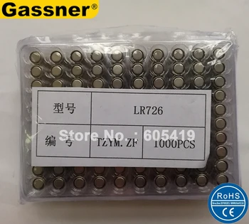 1.5V AG2 LR726 396 SR726 196 Alkaline button cell batteries for Watches 0% Mercury free
1.5V AG2 LR726 396 SR726 196 Alkaline button cell batteries for Watches 0% Mercury free