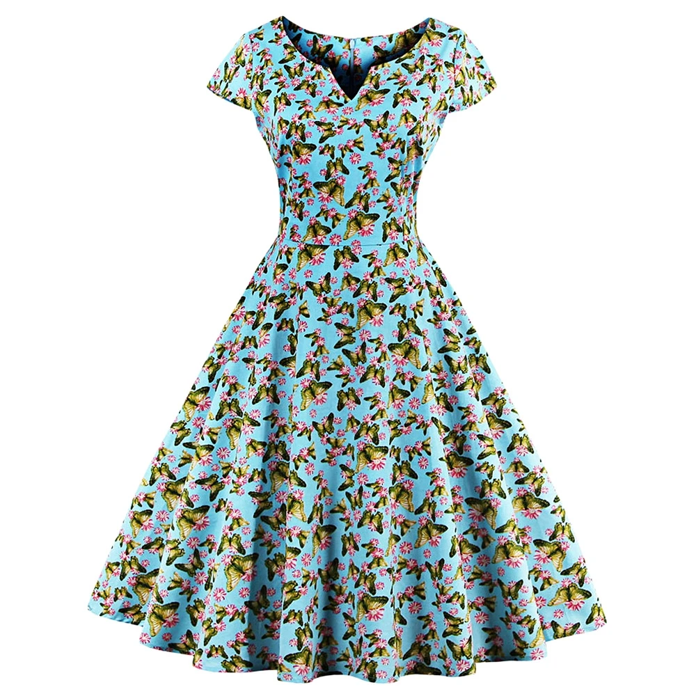 Joineles Plus Size Vintage Butterfly Print Summer Dress Women Robe Rockabilly Feminino Vestidos Hepburn 60s RetroSwing Dresses
Joineles Plus Size Vintage Butterfly Print Summer Dress Women Robe Rockabilly Feminino Vestidos Hepburn 60s RetroSwing Dresses
