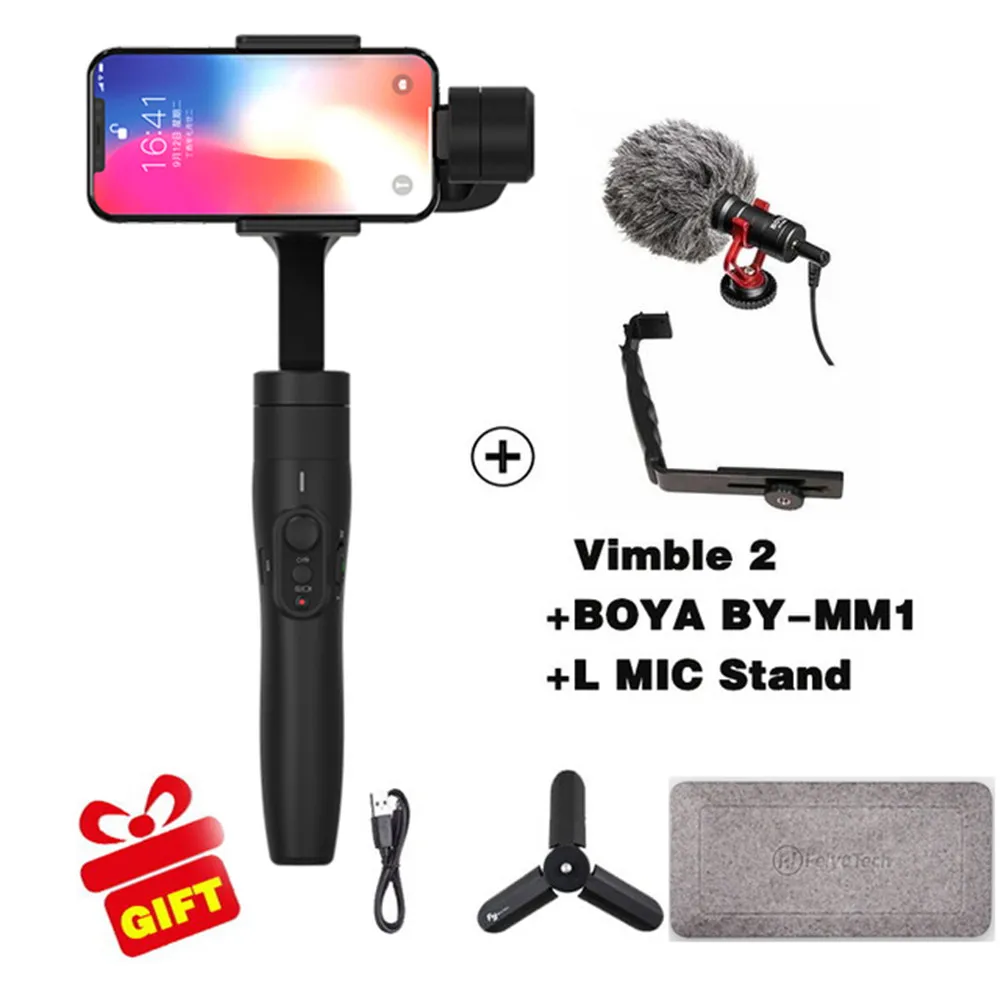 Feiyutech Vimble 2 / Vlog Pocket Smartphone Handheld Extendable Gimbal for Phone Adroid Cell phone PK DJI Osmo 2 Zhiyun Smooth 4
Feiyutech Vimble 2 / Vlog Pocket Smartphone Handheld Extendable Gimbal for Phone Adroid Cell phone PK DJI Osmo 2 Zhiyun Smooth 4
