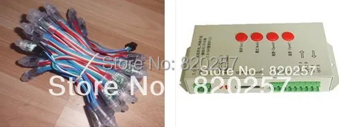 WS2801 module and controller set (50pcs 12mm WS2801 digital led pixel IP66 DC5V 0.3W full 24 bit color+1*digital controller)
WS2801 module and controller set (50pcs 12mm WS2801 digital led pixel IP66 DC5V 0.3W full 24 bit color+1*digital controller)
