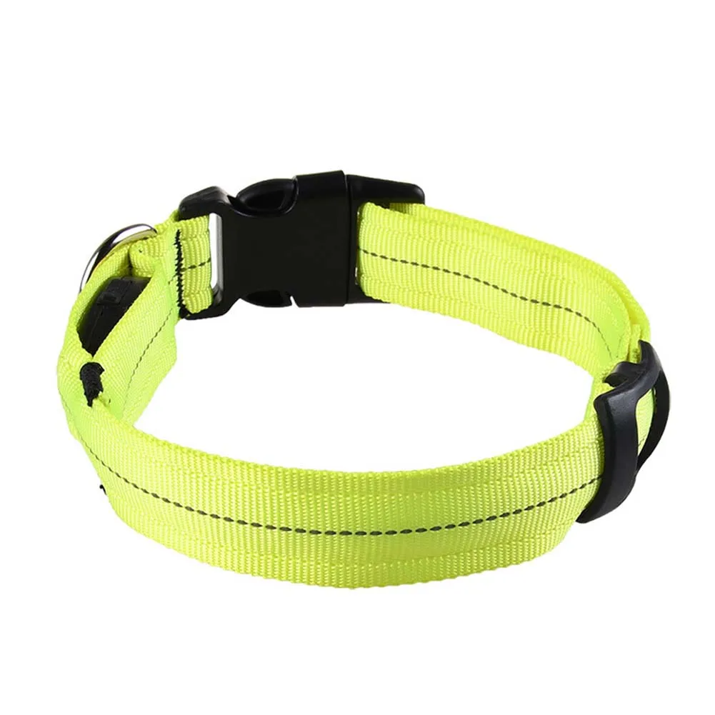 LED Dog Pet Lighting Collar Rechargeable Glow Security Warning Collar with Reflective Strip FP8
LED Dog Pet Lighting Collar Rechargeable Glow Security Warning Collar with Reflective Strip FP8