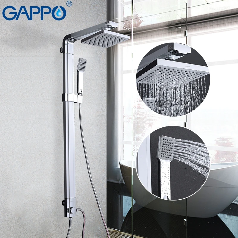 GAPPO bath shower faucets set bathroom shower tap wall mounted faucet mixer wall shower set Waterfall Massage big shower mixer
GAPPO bath shower faucets set bathroom shower tap wall mounted faucet mixer wall shower set Waterfall Massage big shower mixer