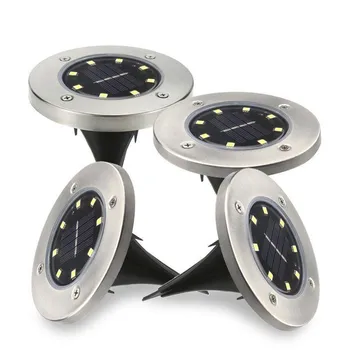 4LEDs 8LEDs 12LEDs Outdoor Garden Sola Powered Led Lawn Light Path Stairs Deck Step Lawn Ground Floor for Lamps Terrace Lighting
4LEDs 8LEDs 12LEDs Outdoor Garden Sola Powered Led Lawn Light Path Stairs Deck Step Lawn Ground Floor for Lamps Terrace Lighting