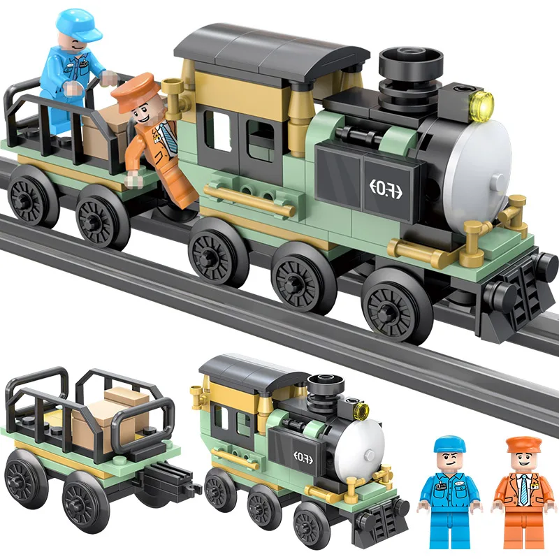 NeW Creator Freight Train Series Building Blocks Compatibe LegoINGLYS Track Train Station Architecture Toy for Children
NeW Creator Freight Train Series Building Blocks Compatibe LegoINGLYS Track Train Station Architecture Toy for Children