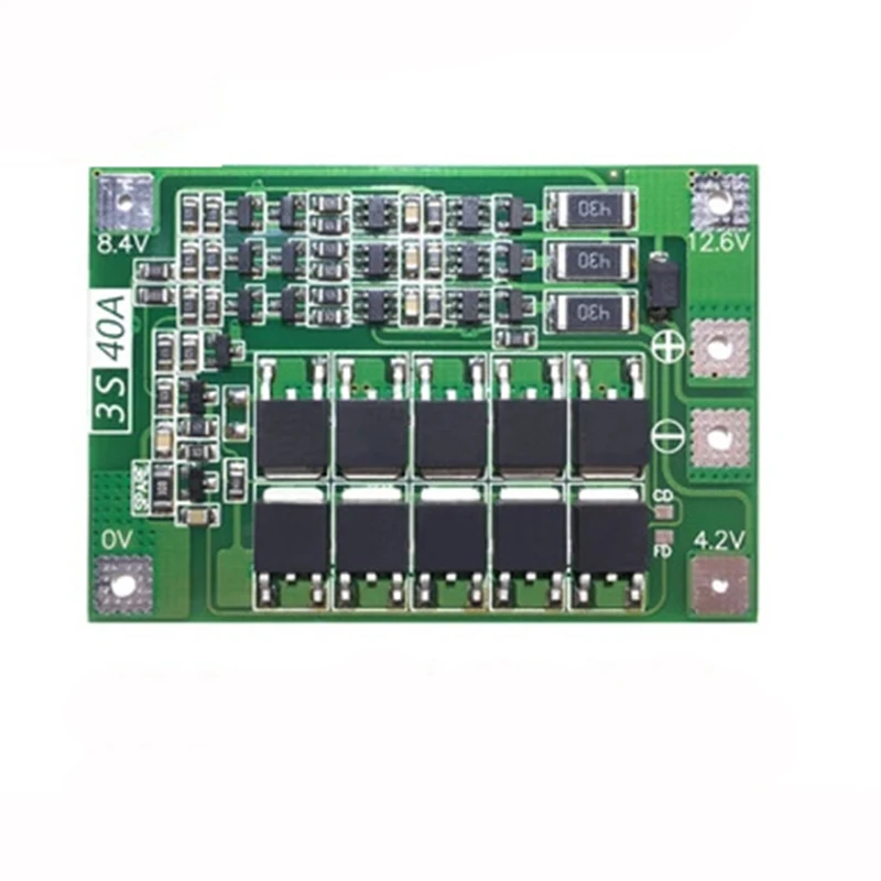 New Li-ion Lithium Battery Charger Module BMS Protection Charging Board Electrical 3S 40A Protection Plate
New Li-ion Lithium Battery Charger Module BMS Protection Charging Board Electrical 3S 40A Protection Plate
