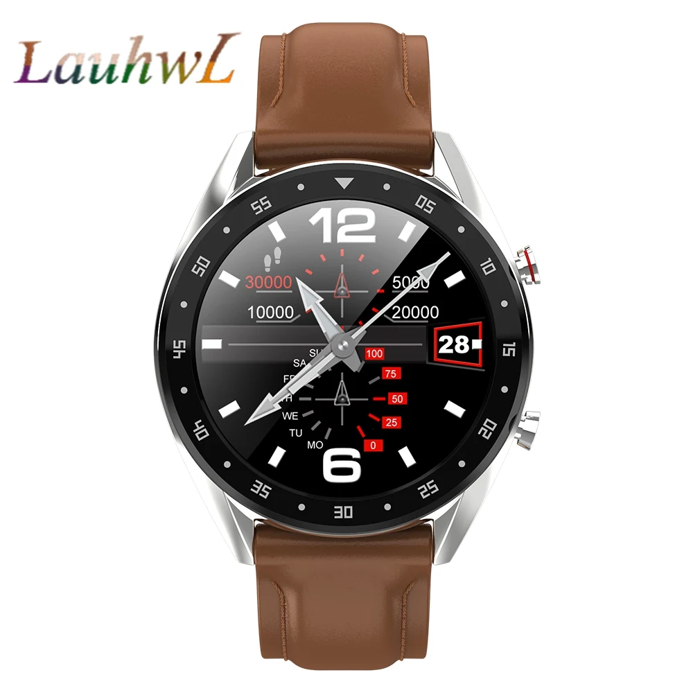 Bluetooth call SmartWatch L7 Sports Watch ECG+PPG Heart Rate Blood Pressure IP68 Waterproof Fitness Bracelet For IOS Android
Bluetooth call SmartWatch L7 Sports Watch ECG+PPG Heart Rate Blood Pressure IP68 Waterproof Fitness Bracelet For IOS Android