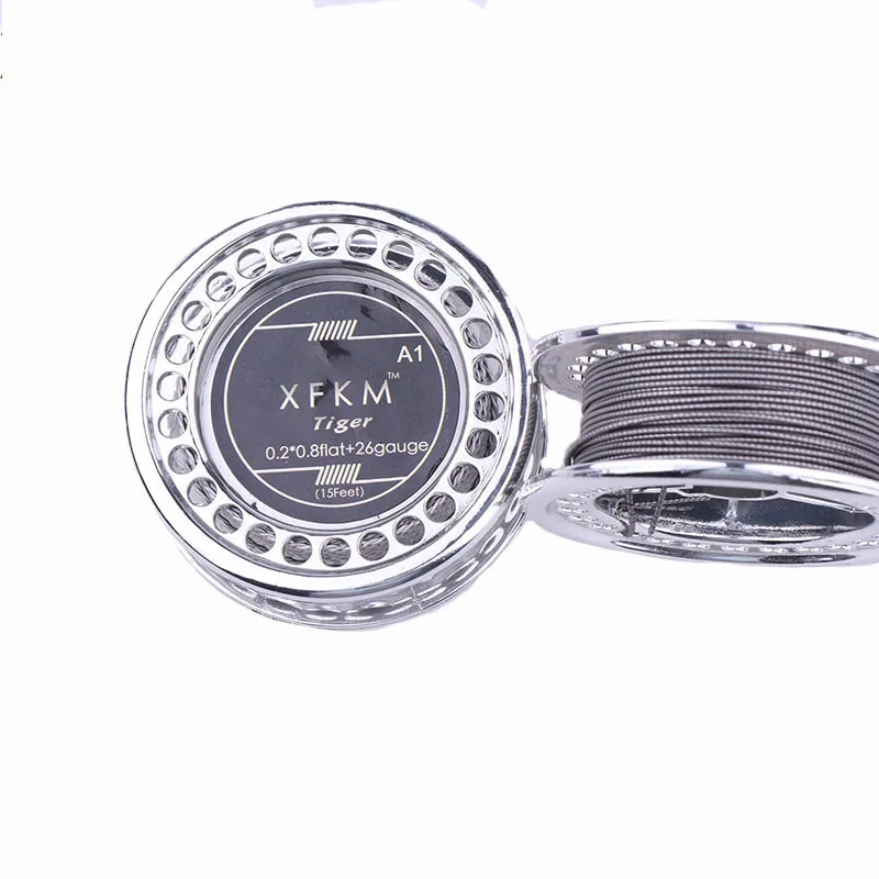 XFKM 5m/roll 26G 24G Tiger Clapton Heating Wire for RDA RBA Rebuildable Atomizer Vaporizer Coil Vape Pen Heating Wires Coil Tool
XFKM 5m/roll 26G 24G Tiger Clapton Heating Wire for RDA RBA Rebuildable Atomizer Vaporizer Coil Vape Pen Heating Wires Coil Tool