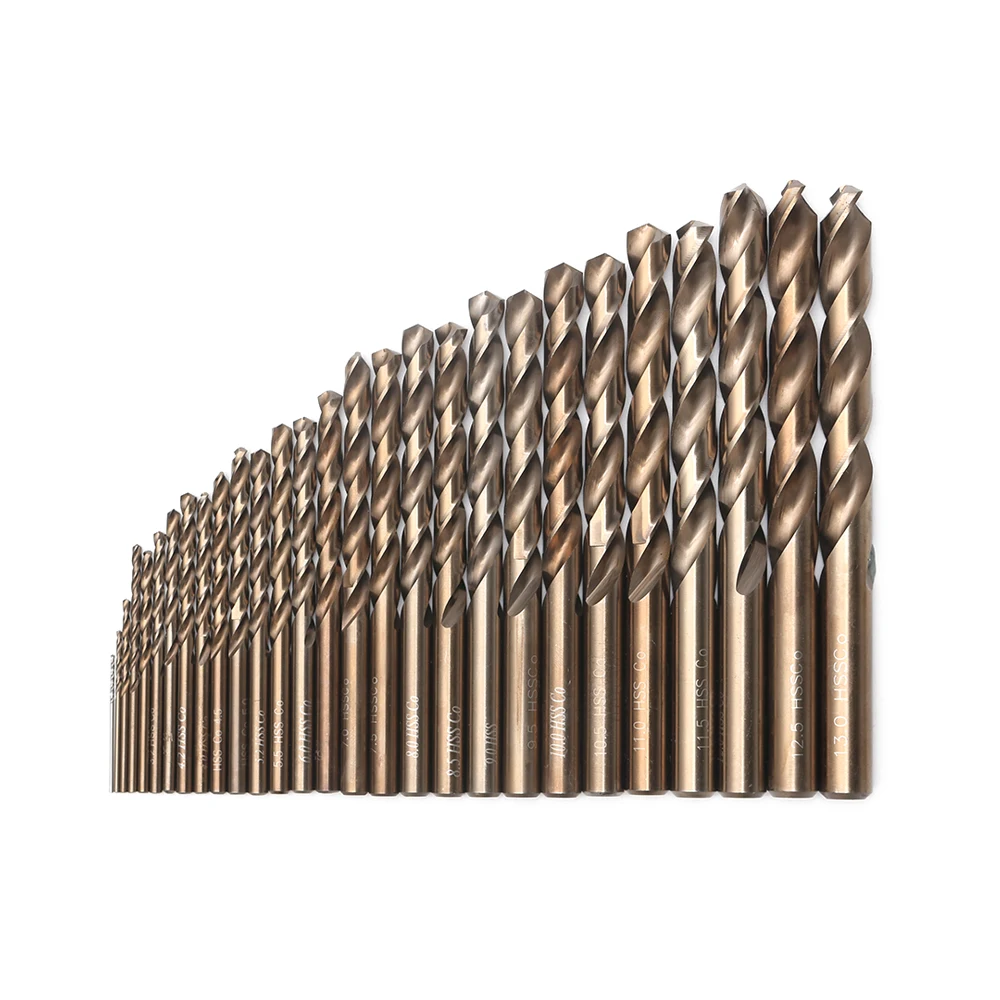 DAYFULI 1MM-13MM Cobalt High Speed Steel Twist Drill Hole M35 Stainless Steel Tool Set The Whole Ground Metal Reamer Tools
DAYFULI 1MM-13MM Cobalt High Speed Steel Twist Drill Hole M35 Stainless Steel Tool Set The Whole Ground Metal Reamer Tools