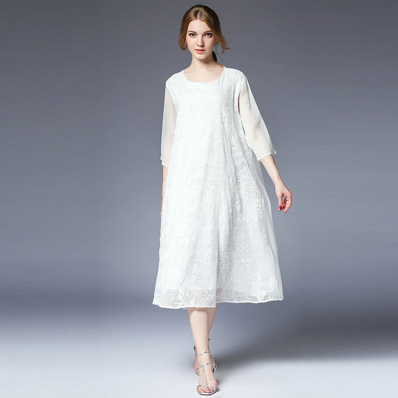 silk chiffon summer dress black white plus size women 2019 woman elegant party casual beach oversized work dresses lady dress4xl
silk chiffon summer dress black white plus size women 2019 woman elegant party casual beach oversized work dresses lady dress4xl