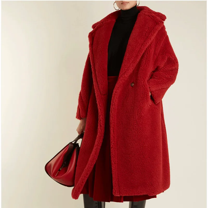 MUMUZI Faux Fur Coat Women Faux Lamb Fur Warm Long Sleeve Female Outerwear Autumn Winter Coat Jacket Loose Overcoat
MUMUZI Faux Fur Coat Women Faux Lamb Fur Warm Long Sleeve Female Outerwear Autumn Winter Coat Jacket Loose Overcoat