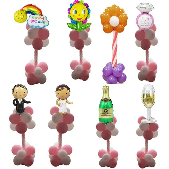 80cm height Upright stand Balloon column Base & stick & balloons Wedding decorations Event party supplies 2 pieces/lot
80cm height Upright stand Balloon column Base & stick & balloons Wedding decorations Event party supplies 2 pieces/lot