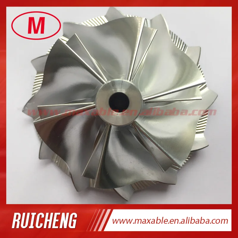 GT15-25 49.62/61.98mm 6+6 blades turbocharger billet/milling/aluminum 2618 compressor wheel
GT15-25 49.62/61.98mm 6+6 blades turbocharger billet/milling/aluminum 2618 compressor wheel