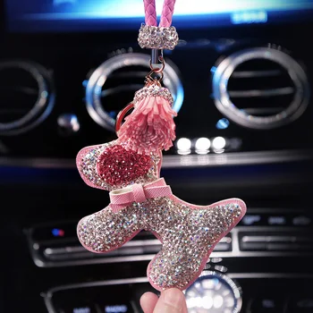 Car Pendant Ornaments Hanging Diamond Lucky Dog Puppy Tassel Key Buckle Mirror Rearview Decoration Auto Interior Accessories
Car Pendant Ornaments Hanging Diamond Lucky Dog Puppy Tassel Key Buckle Mirror Rearview Decoration Auto Interior Accessories