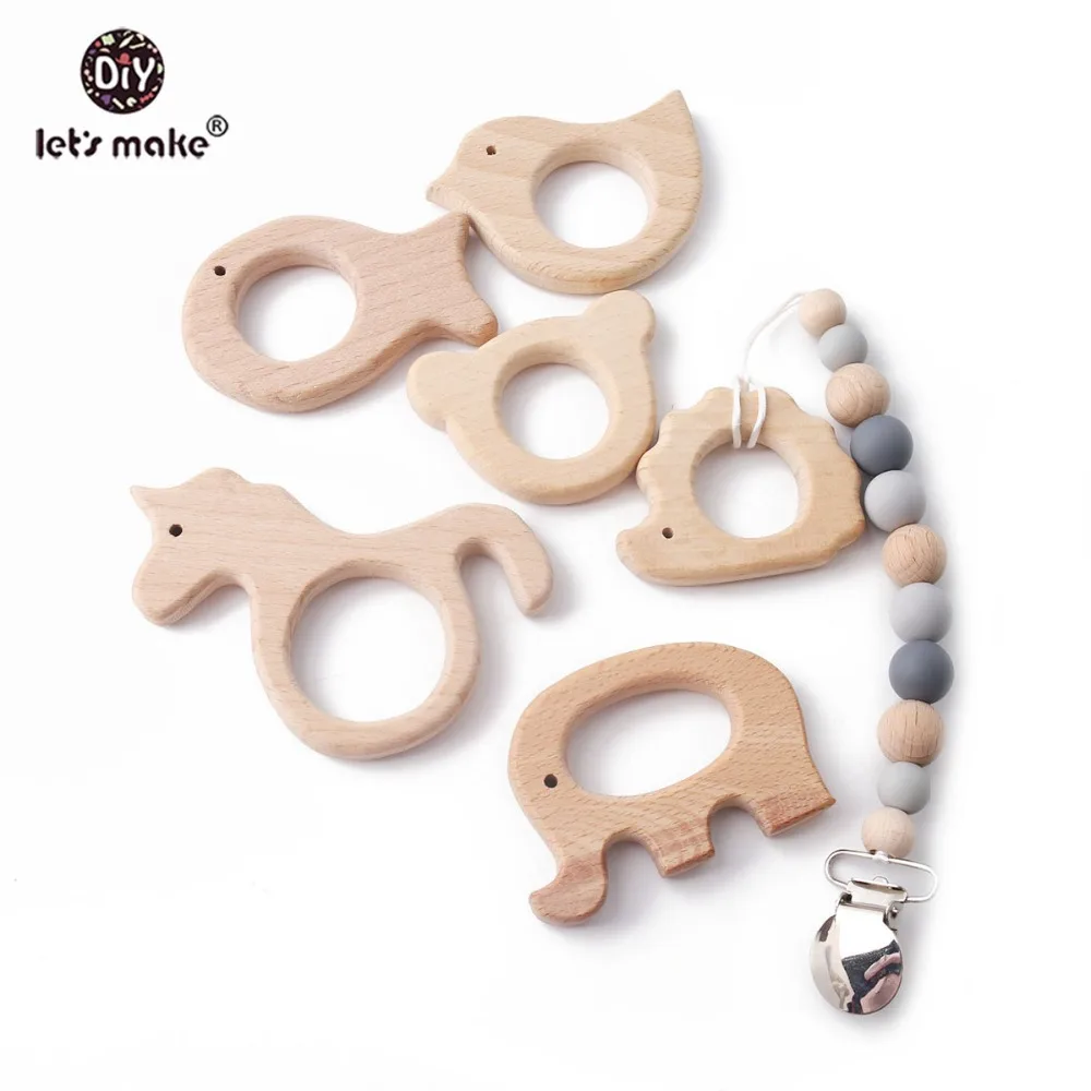 Let's make 1pc Baby Teether Pacifier Chain Food Grade Elephant Wooden Teether Crochet Beads Baby Feeding Nurse Teething Toys
Let's make 1pc Baby Teether Pacifier Chain Food Grade Elephant Wooden Teether Crochet Beads Baby Feeding Nurse Teething Toys