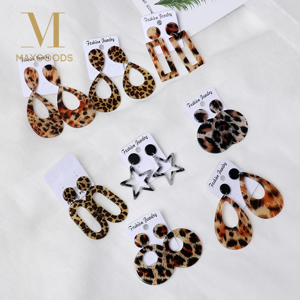 Bohemian Acrylic Leopard Print Dangle Earrings For Women Multicolored Geometric Square Long Drop Earring Fashion Jewelry
Bohemian Acrylic Leopard Print Dangle Earrings For Women Multicolored Geometric Square Long Drop Earring Fashion Jewelry
