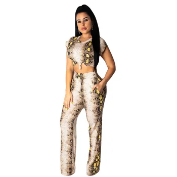 Spring Summer Women Two Piece Set Top and Pants Plus Size Outfits Tracksuit Sweatsuit Outfit Snake Print Sexy Sets
Spring Summer Women Two Piece Set Top and Pants Plus Size Outfits Tracksuit Sweatsuit Outfit Snake Print Sexy Sets