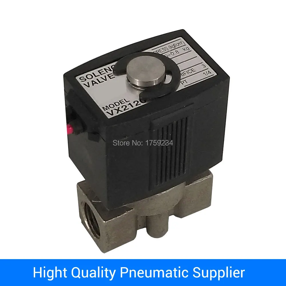 V-VX2120-08 2/2 way direct acting stainless steel electric control valve for air water control
V-VX2120-08 2/2 way direct acting stainless steel electric control valve for air water control