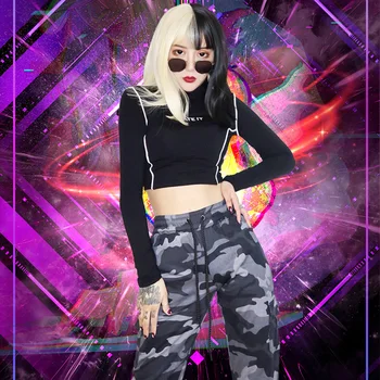 DJ DS Costumes Jazz Hip Hop Costume Pole Dance Clothing Famale Singer Nightclub Stage Costume Sexy Outfits For Woman DQS1988
DJ DS Costumes Jazz Hip Hop Costume Pole Dance Clothing Famale Singer Nightclub Stage Costume Sexy Outfits For Woman DQS1988