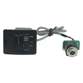 FLEOR 1 Set Black 2 Bands EQ Pickup Tuner Equalizer with LCD Display & Volume Control For Ukelele Ukelele Equalizer
FLEOR 1 Set Black 2 Bands EQ Pickup Tuner Equalizer with LCD Display & Volume Control For Ukelele Ukelele Equalizer