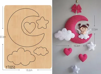 Moon and stars DIY cutting tool die /YT0251/Scrapbook mold
Moon and stars DIY cutting tool die /YT0251/Scrapbook mold