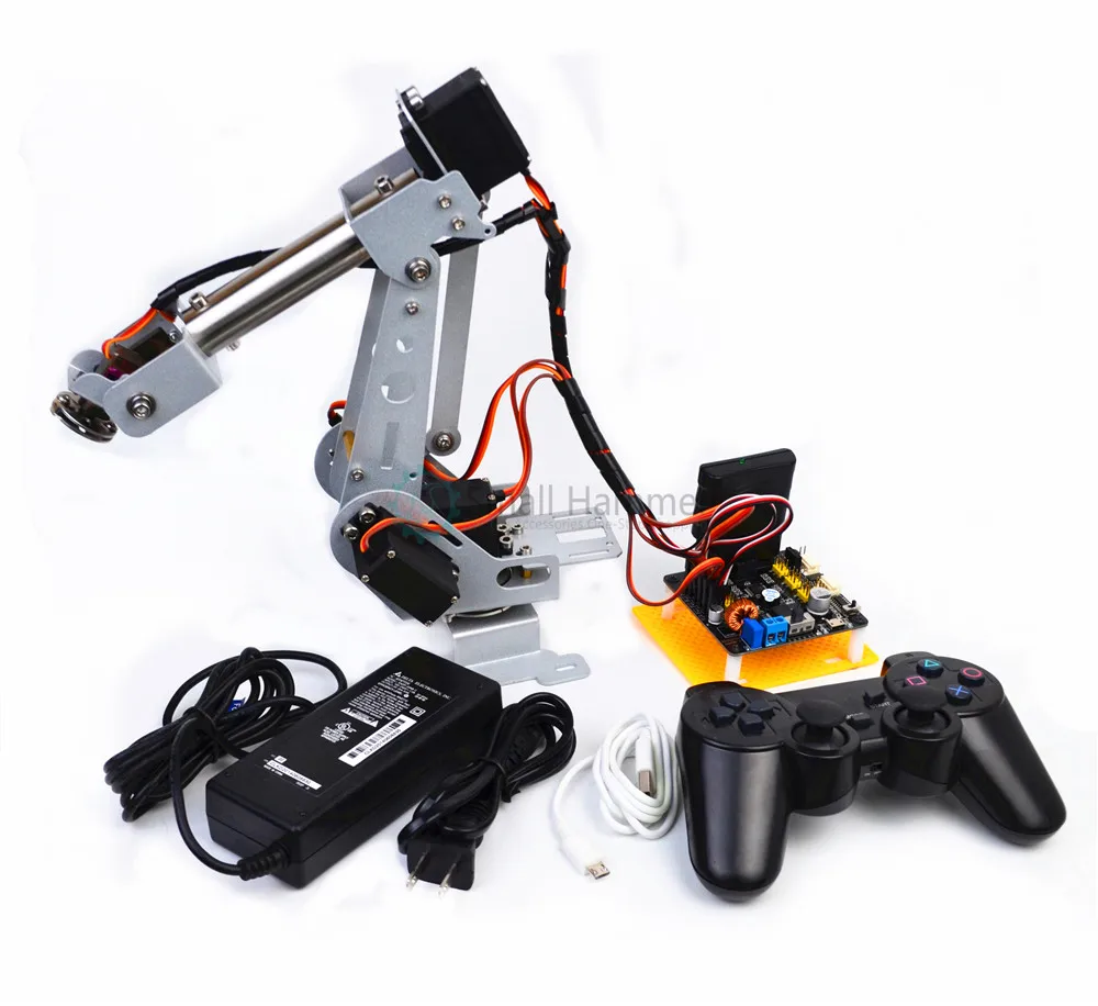 Новая версия, пульт дистанционного управления arduino PS2, пульт дистанционного управления, роботизированная рука из нержавеющей стали, 6 градусов свободы, робот 6DOF
Новая версия, пульт дистанционного управления arduino PS2, пульт дистанционного управления, роботизированная рука из нержавеющей стали, 6 градусов свободы, робот 6DOF