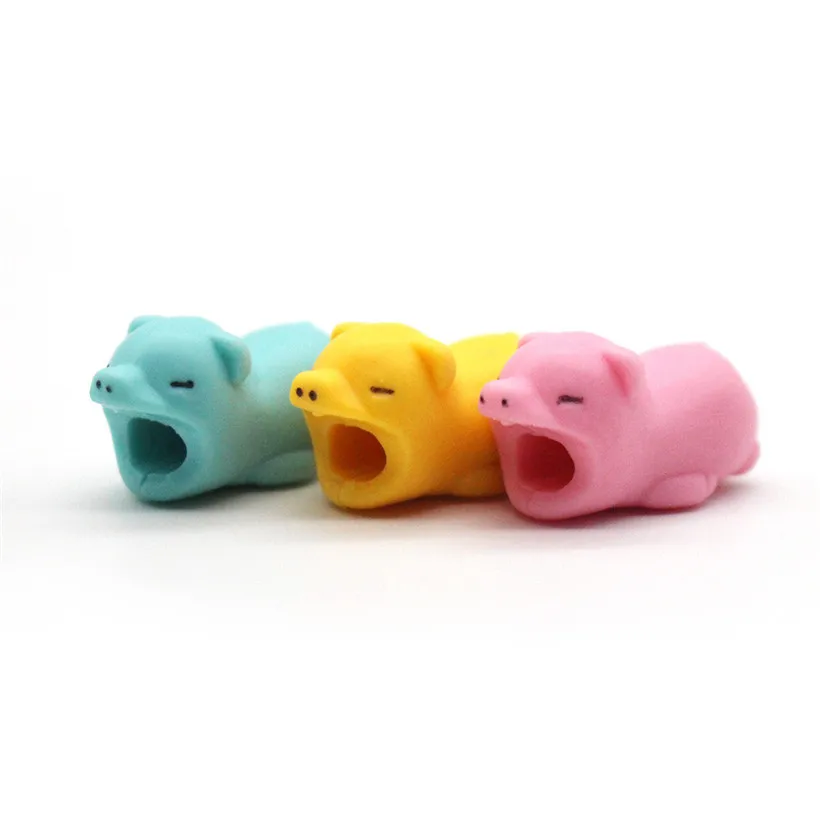 Free Shipping 3pcs/lot Cute Pig Animal Cartoon Cable Bite USB cord Cable Protector For Iphone Mobile Phone Accessory 80725
Free Shipping 3pcs/lot Cute Pig Animal Cartoon Cable Bite USB cord Cable Protector For Iphone Mobile Phone Accessory 80725