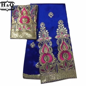 H&Q New design african george lace fabric High quality Sequins Nigerian satin george lace fabric 5yards+2yards for wedding dress
H&Q New design african george lace fabric High quality Sequins Nigerian satin george lace fabric 5yards+2yards for wedding dress