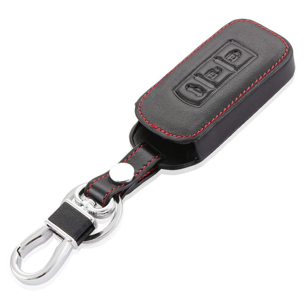 Car Styling genuine leather Keychain Key Cover With Buckle For Mitsubishi LANCER OUTLANDER ASX Lancer EX PAJERO Etc
Car Styling genuine leather Keychain Key Cover With Buckle For Mitsubishi LANCER OUTLANDER ASX Lancer EX PAJERO Etc