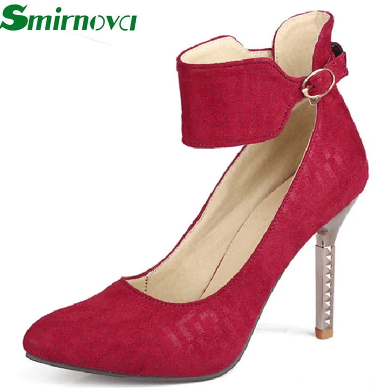 2015 Big size 33-47 hot sale top quaity fashion sweet style party shoes buckle strap pointed toe spool heeled ladies pumps
2015 Big size 33-47 hot sale top quaity fashion sweet style party shoes buckle strap pointed toe spool heeled ladies pumps