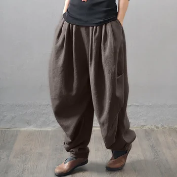 Women Vintage Loose Lantern Trousers ZANZEA Summer Drop Crotch Harem Pants Casual Pantalon Plus Size Pants Turnip Streetwear
Women Vintage Loose Lantern Trousers ZANZEA Summer Drop Crotch Harem Pants Casual Pantalon Plus Size Pants Turnip Streetwear