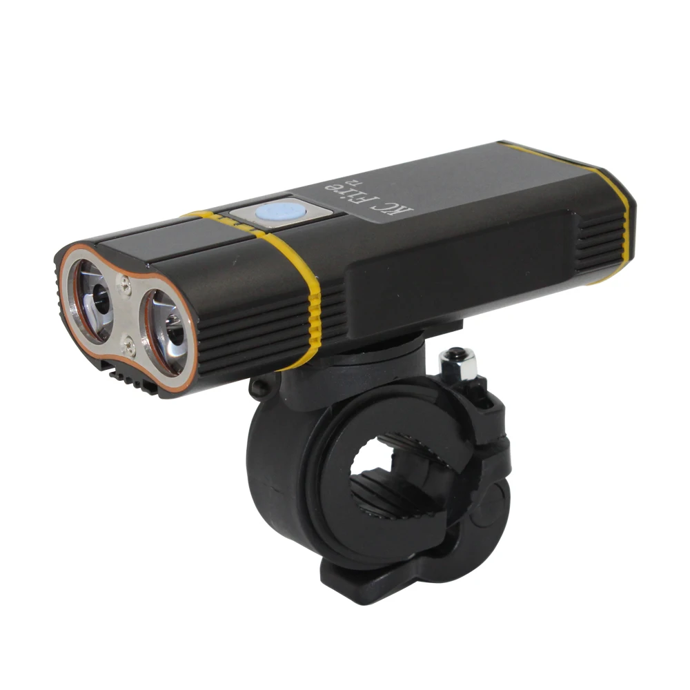 USB Rechargeable 2 x XM-L2 2400LM LED Flashlight Bicycle Head Light Torch Front Bike Light Lamp Use 2 18650 Li-ion battery
USB Rechargeable 2 x XM-L2 2400LM LED Flashlight Bicycle Head Light Torch Front Bike Light Lamp Use 2 18650 Li-ion battery