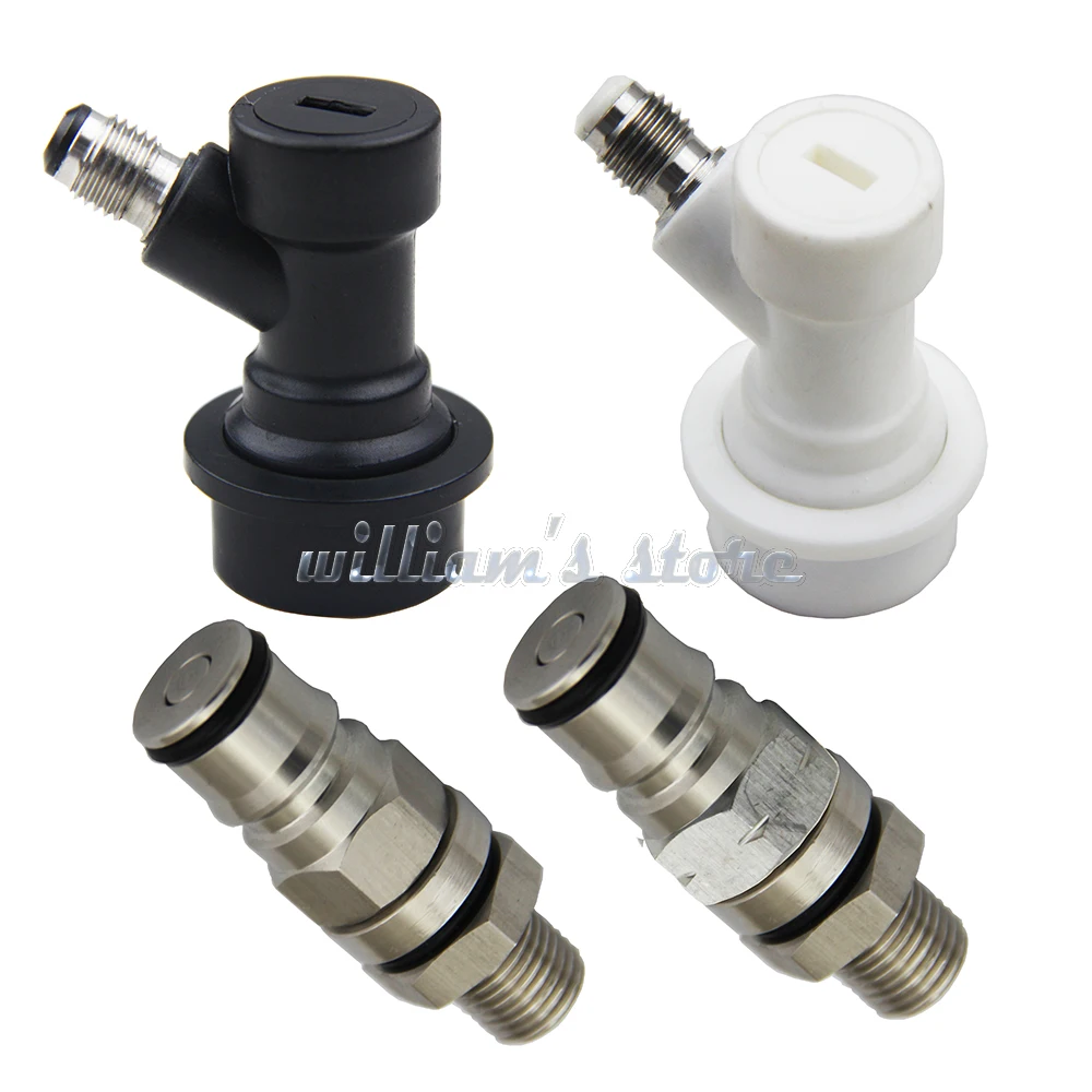 Set Gas/Liquid Ball Vlave and Ball Lock Post with 1/4" BSP Bulkhead Assembly Kit Replacement Homebrew Beer Dispenser Parts Tool
Set Gas/Liquid Ball Vlave and Ball Lock Post with 1/4" BSP Bulkhead Assembly Kit Replacement Homebrew Beer Dispenser Parts Tool