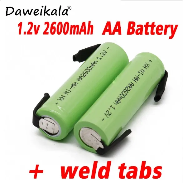 1.2V AA Ni-Mh rechargeable battery 2600mah nimh cell Green shell with welding tabs for Philips electric shaver razor toothbrush
1.2V AA Ni-Mh rechargeable battery 2600mah nimh cell Green shell with welding tabs for Philips electric shaver razor toothbrush