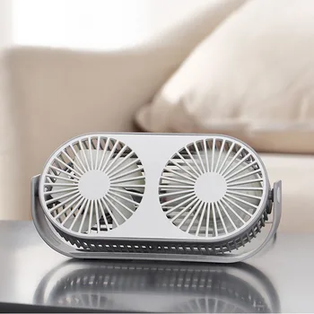 Mini Double-head USB Portable Desktop Fan Hands-free USB Charging 3 Speeds Mute Desk Fan Air Conditioner Cooling Fan For Home
Mini Double-head USB Portable Desktop Fan Hands-free USB Charging 3 Speeds Mute Desk Fan Air Conditioner Cooling Fan For Home