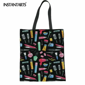 INSTANTARTS Hair Stylist Print Canvas Women's Shopping Bag Casual Female Linen Tote Bag Durable Travel Beach Cloth Pouch Girls
INSTANTARTS Hair Stylist Print Canvas Women's Shopping Bag Casual Female Linen Tote Bag Durable Travel Beach Cloth Pouch Girls