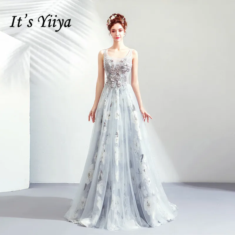 It's YiiYa Evening Dress Appliques Beading Luxury Long Formal Dresses Pearls Sleeveless O-neck Flower Wedding Party Gown E207
It's YiiYa Evening Dress Appliques Beading Luxury Long Formal Dresses Pearls Sleeveless O-neck Flower Wedding Party Gown E207