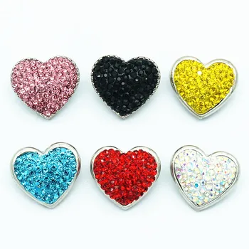 Fashion beauty Rhinestone&Clay manual colorful hearts 18MM snap buttons fit snap bracelet snap jewelry wholesale KZ2127
Fashion beauty Rhinestone&Clay manual colorful hearts 18MM snap buttons fit snap bracelet snap jewelry wholesale KZ2127